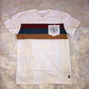 Quicksilver Shirt Sleeve Tee Size Small w Pocket